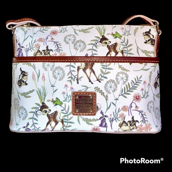 Dooney & Bourke Bags Dooney Bourke Bambi Crossbody White Coated